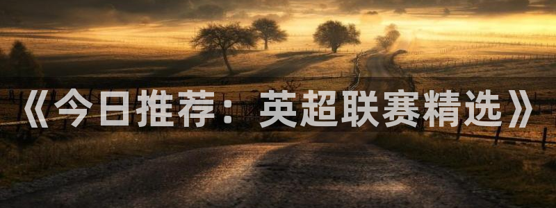 《今日推荐：英超联赛精选》