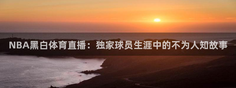 NBA黑白体育直播：独家球员生涯中的不为人知故事