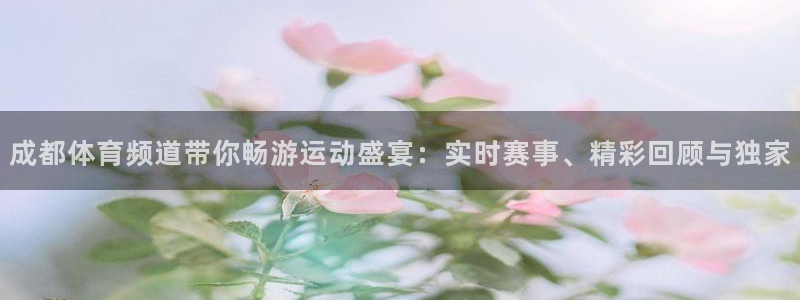 成都体育频道带你畅游运动盛宴：实时赛事、精彩回顾与独家