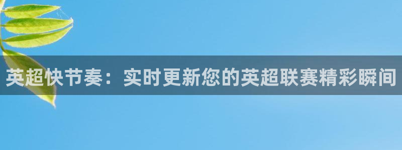 英超快节奏：实时更新您的英超联赛精彩瞬间
