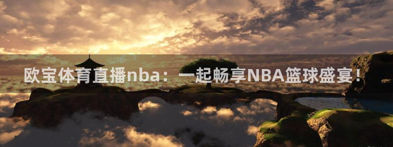 欧宝体育直播nba：一起畅享NBA篮球盛宴！