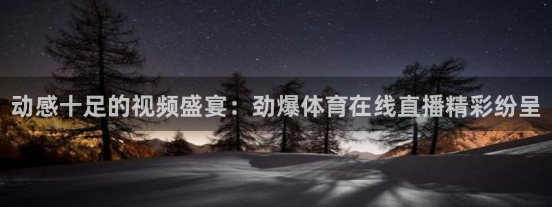 动感十足的视频盛宴：劲爆体育在线直播精彩纷呈